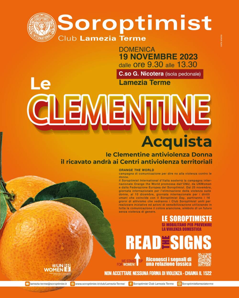 Clementine antiviolenza