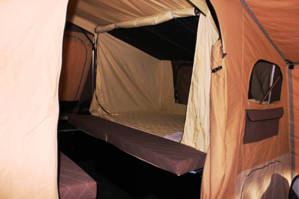 Interno della tenda