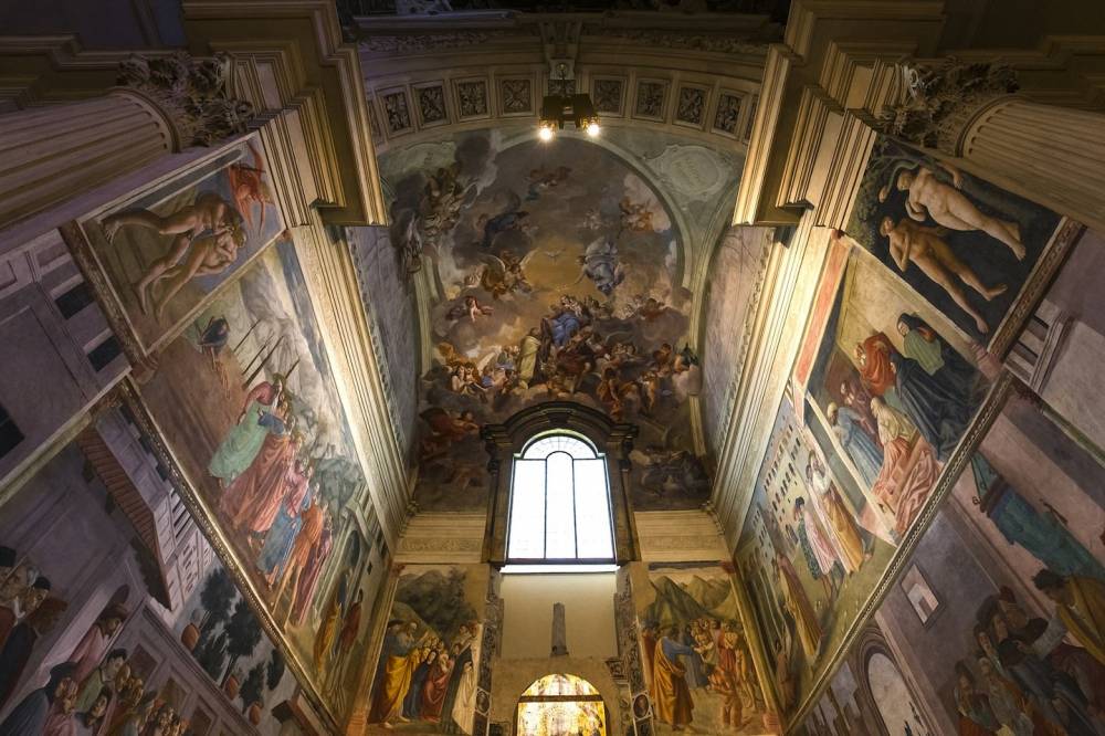 Cappella Brancacci, complessivo dal basso