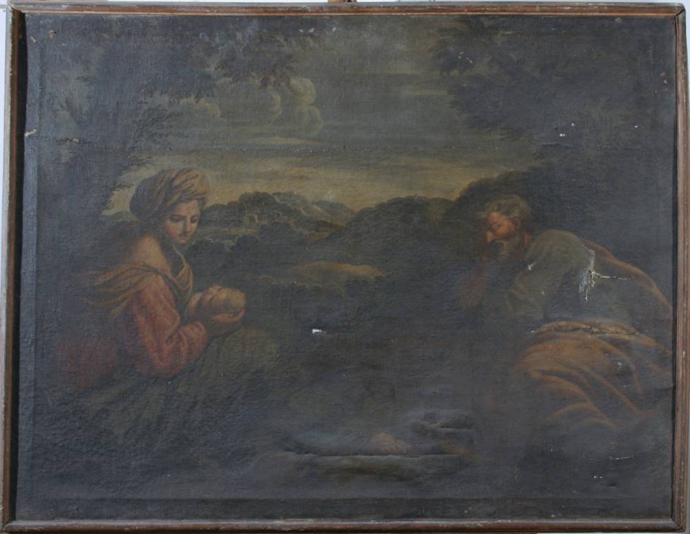 Il dipinto prima del restauro (foto R.I.C. E R:C.A.)